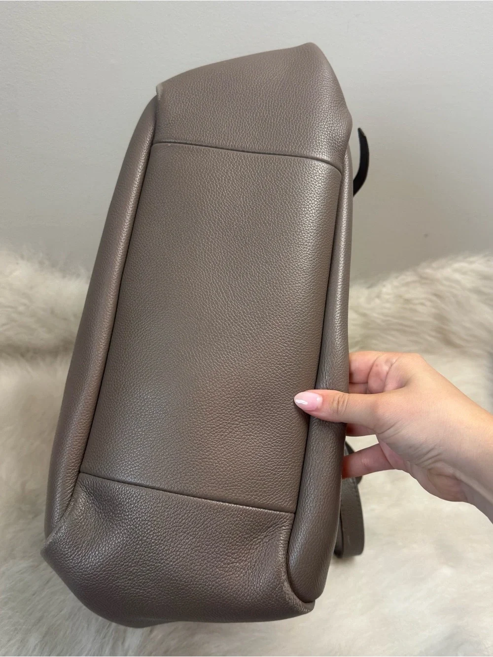 Tory Burch Large Romy Tote in Wild Mushroom